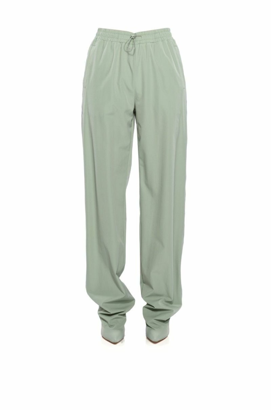 Shoes * | Azalea Wang Track Pant Boot In Sage Green