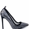 Shoes * | Azalea Wang Most Famous Mesh Embellished Pump In Black