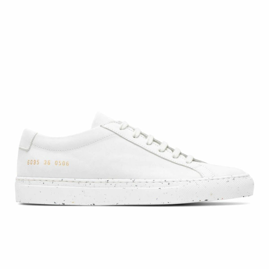 Footwear * | Common Projects Women'S Achilles Nubuck Confetti White