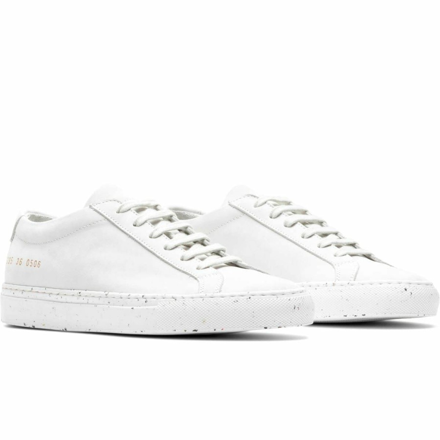 Footwear * | Common Projects Women'S Achilles Nubuck Confetti White